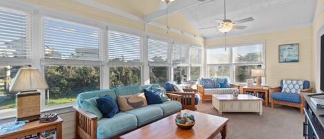 Smart TV, DVD player, video library