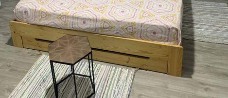 4 soveværelser, strygejern/strygebræt, sengetøj