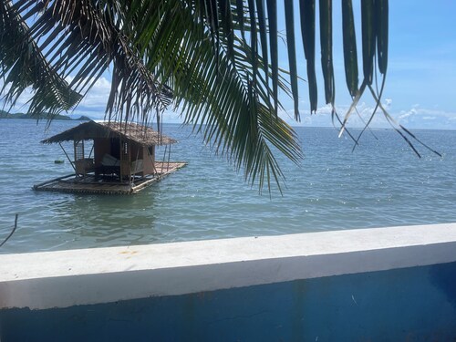 BeachFront Casa w/ 4 Cabin, Floating Cottage, Pet Friendly in Lian for 25 guests