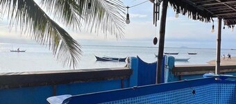 BeachFront Casa w/ 4 Cabin, Floating Cottage, Pet Friendly in Lian for 25 guests