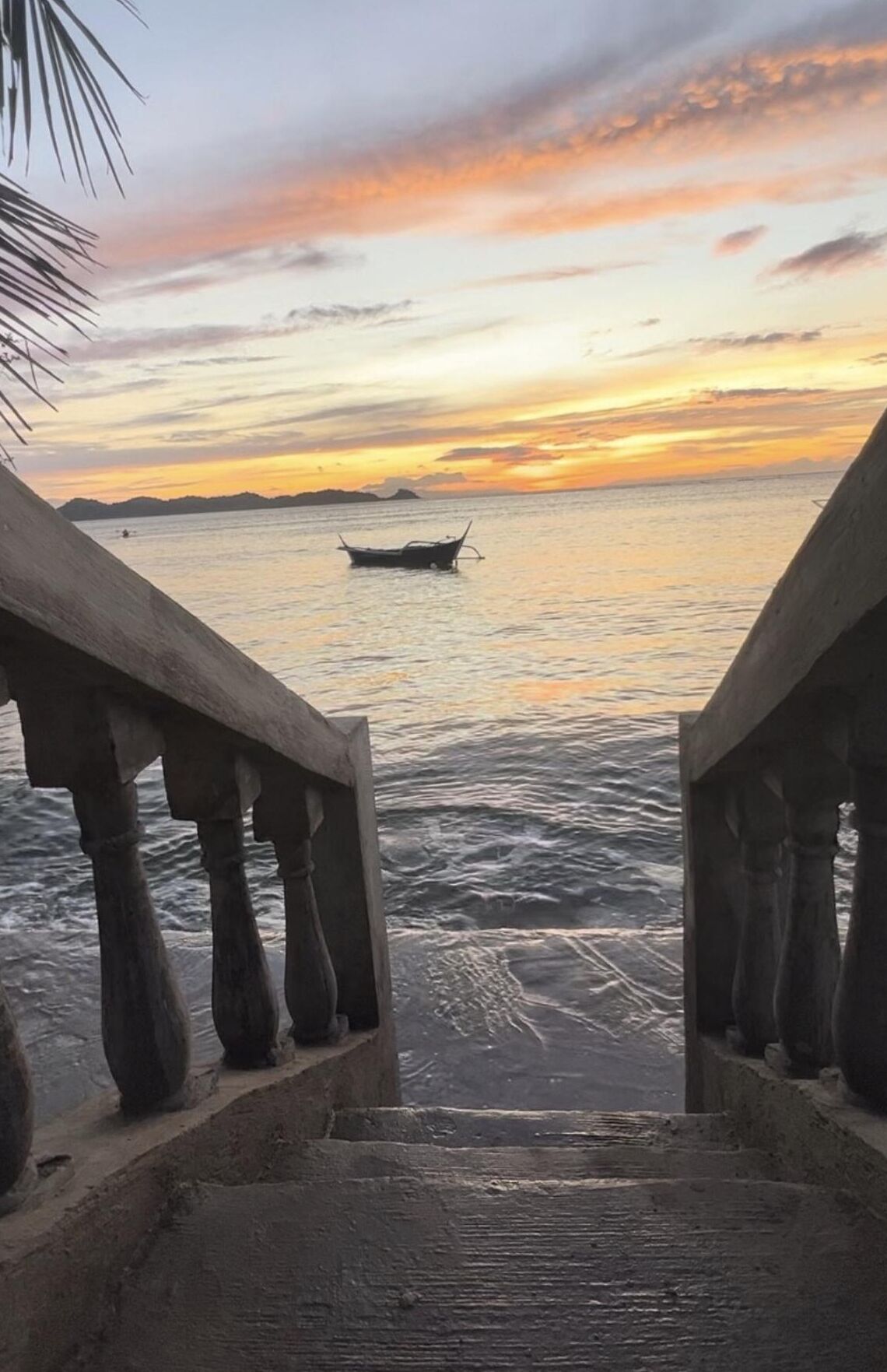 Blick von der Unterkunft