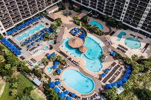 Pool - Coastal Gem w/ Lazy River, Swim-Up Bar & Arcade! (North Myrtle Beach)