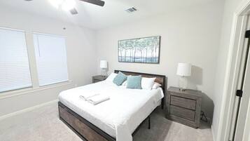 3 bedrooms, iron/ironing board, travel crib, free WiFi