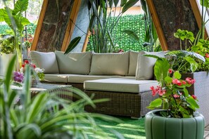 Sala de estar en el lobby