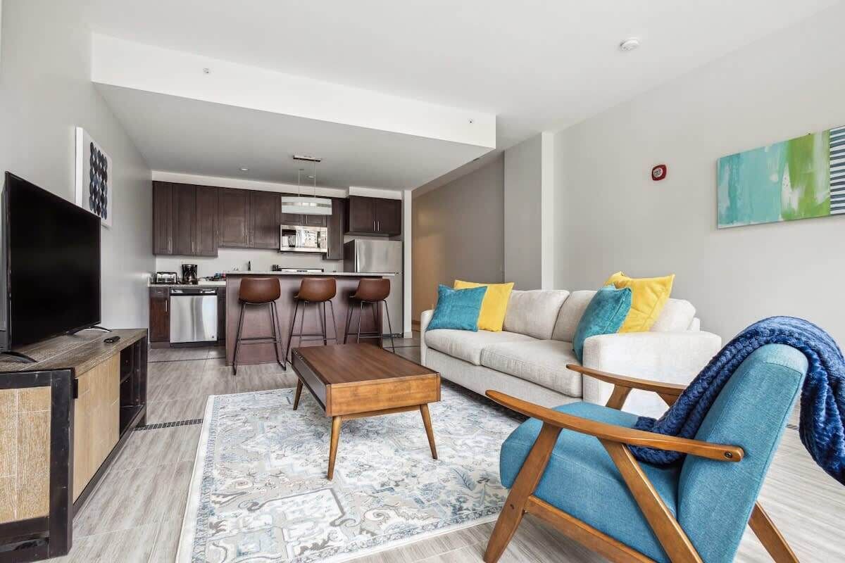 Smart-tv en een kantoor