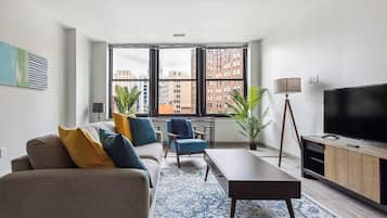 Smart-tv en een kantoor