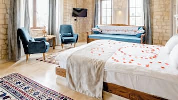 舒適套房, 1 張特大雙人床, 吸煙房 | 1 間臥室、隔音、免費無線上網、床單