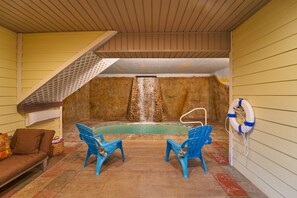 Indoor pool, a heated pool