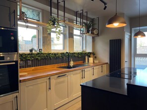 Fridge, dishwasher, cookware/dishes/utensils - Glencoe House (Wooler)