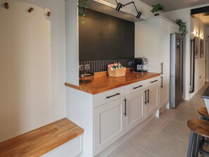 Fridge, dishwasher, cookware/dishes/utensils - Glencoe House (Wooler)