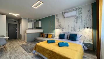 1 habitación, tabla de planchar con plancha y wifi gratis
