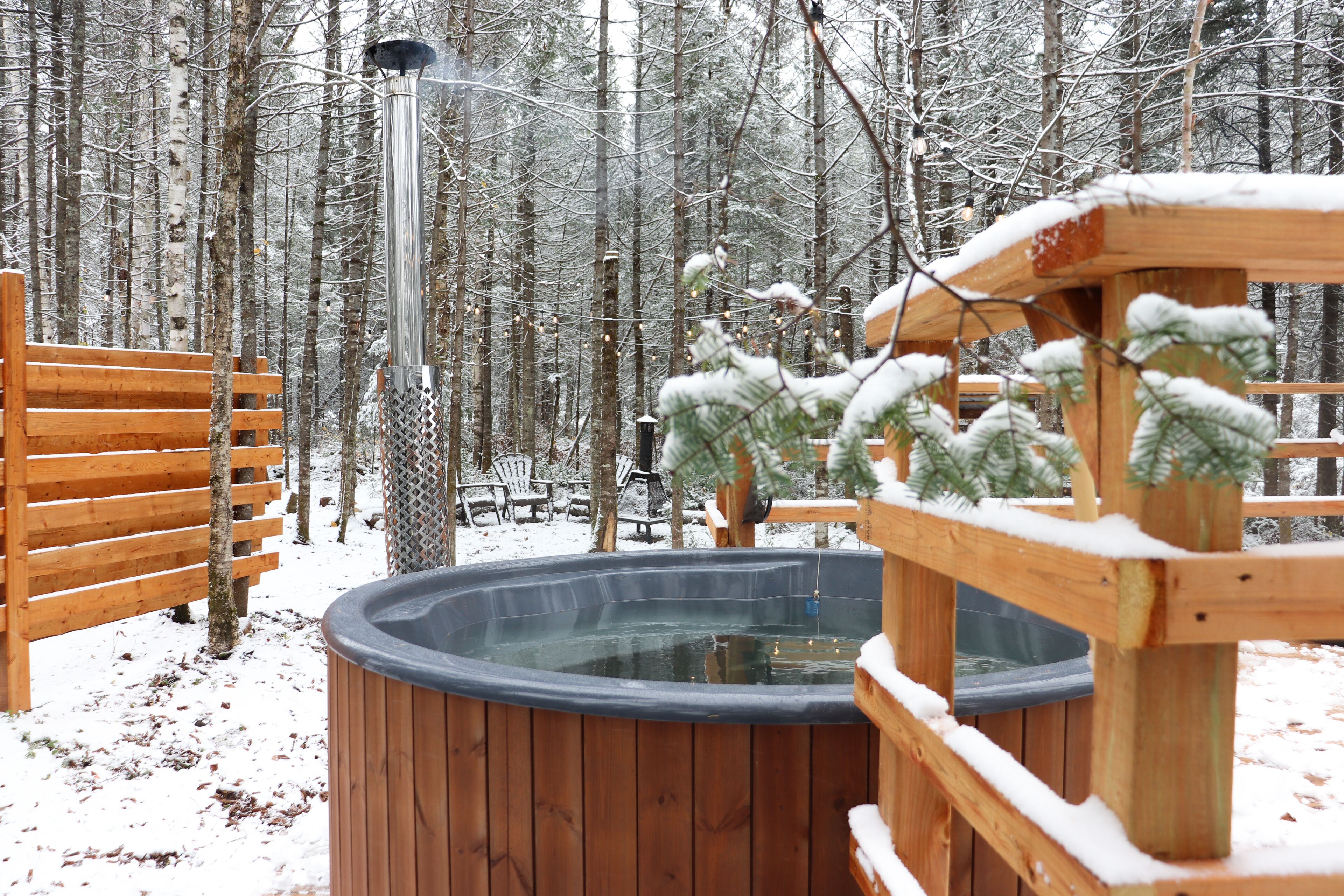 Idromassaggio all'aperto