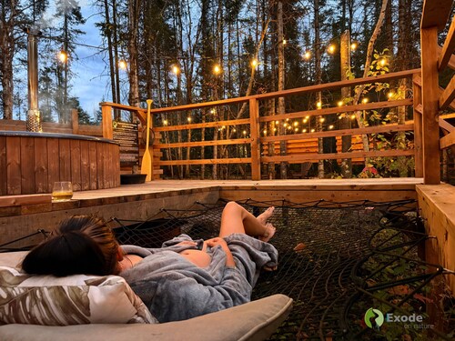 Luxurious Yurt With Nordic Bath, Sauna And River