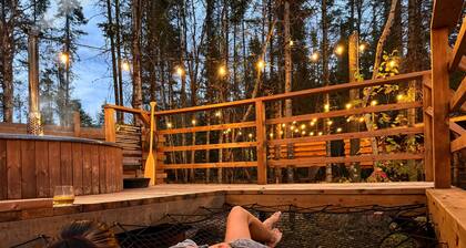 Luxurious Yurt With Nordic Bath, Sauna And River