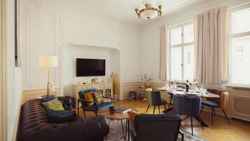 Smart TV, books, stereo, computer monitors