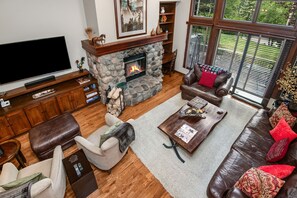 Condo, 3 Bedrooms | Living area | Smart TV - Highlands Slopeside Townhome #18 3 Bedroom Condo by RedAwning (Avon)