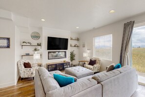 Fernseher, Kamin, Videospiele