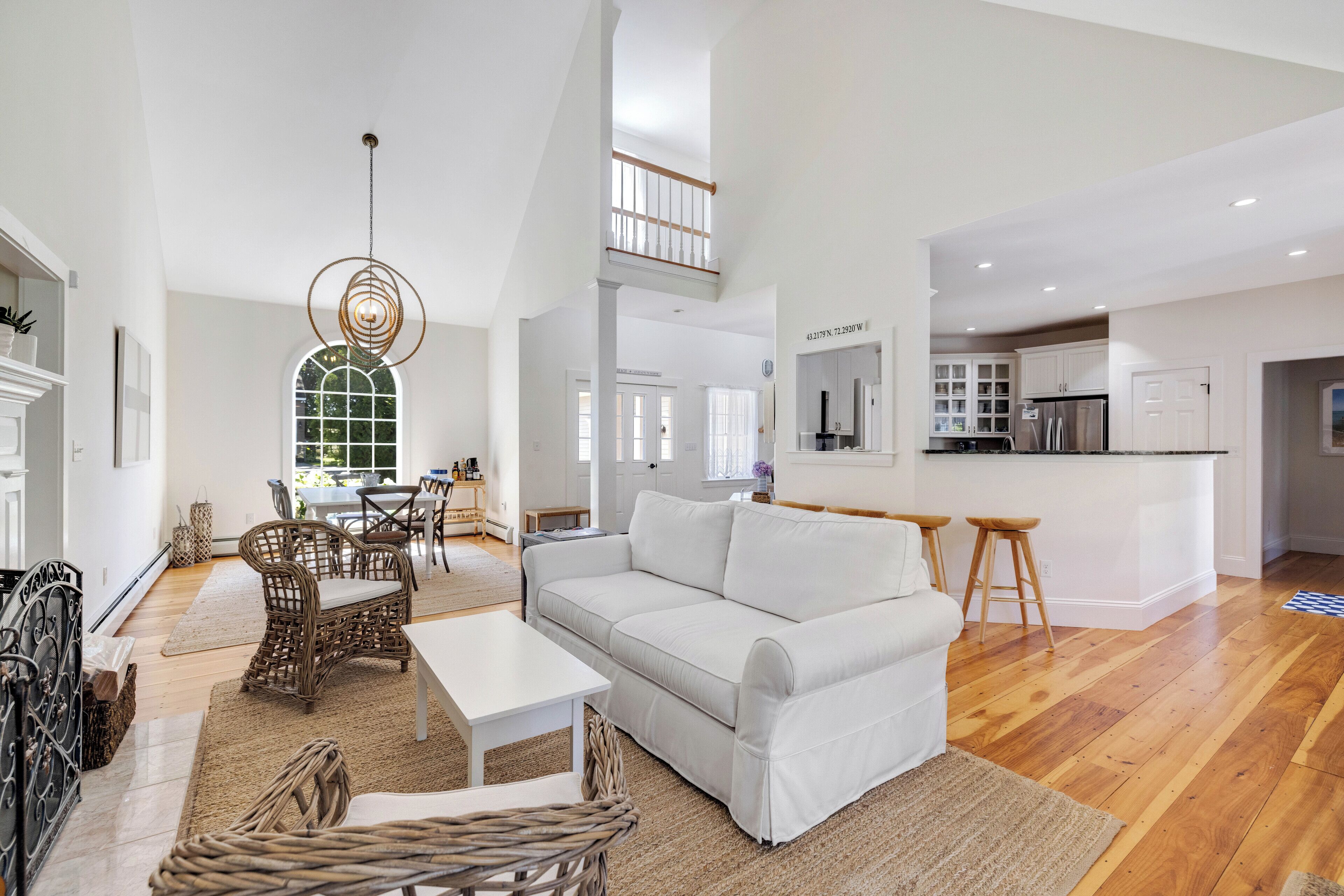 Steps from the beach in Kennebunk, large, family home