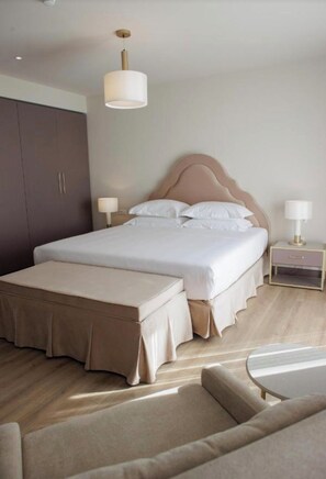 Hypoallergeen beddengoed, een minibar, gratis wifi, beddengoed