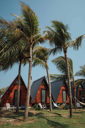 Majoituspaikan julkisivu