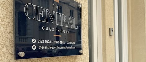 Façade de l’hébergement