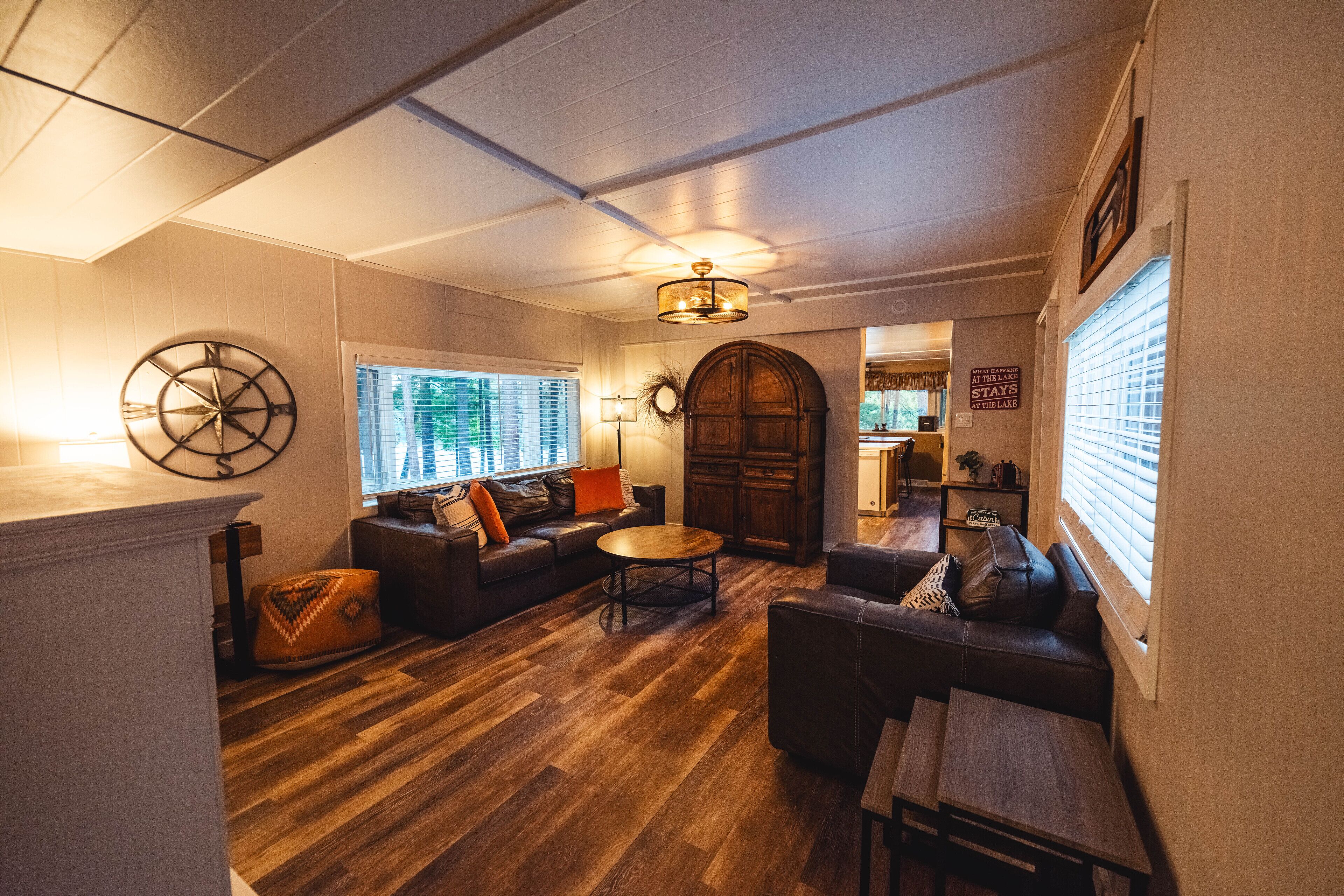 TV connectée, cheminée