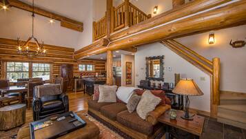 Télévision, cheminée