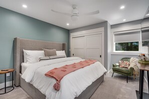 2 chambres, fer et planche à repasser, lit parapluie, Wi-Fi gratuit