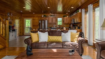 Smart TV, chimenea, videojuegos y reproductor de DVD