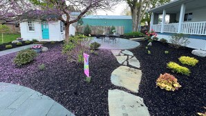 A residential property with a patio, a small shed, and a porch. - Quaint historic home in the heart of Bemus Point Village- a stroll to the water! (Bemus Point)