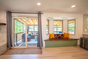 Smart TV, video games, table football, books