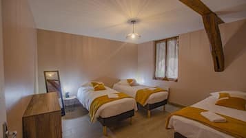 2 chambres, lit parapluie, Wi-Fi gratuit