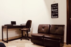 Interior - Stylish 2BR Unit: ideal retreatliving room kitchen  (Islamabad)