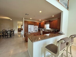Fridge, microwave, oven, stovetop - Bike to Vanderbilt Beach/Wiggins Pass, Heated Pool, 2 Story Luxury Home (North Naples)