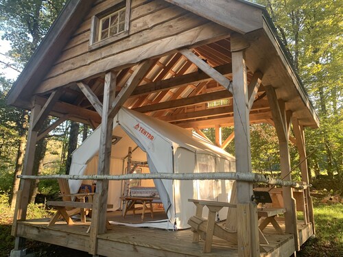 Glamping at Joe's Hideaway at French Woods Farm