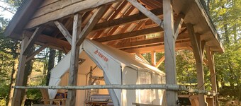 Glamping at Joe's Hideaway at French Woods Farm