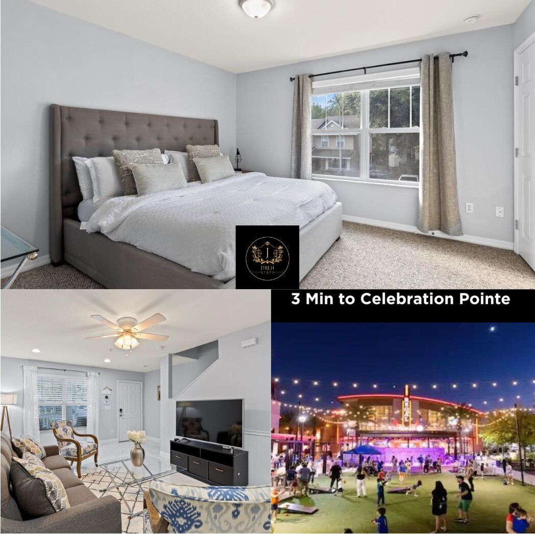 King bed! Cozy townhouse 10 min from UF
