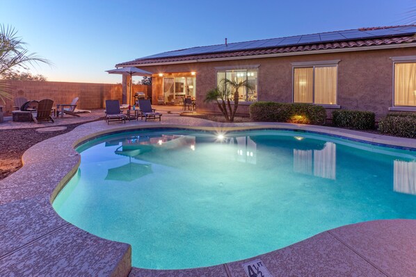 Piscine chauffée