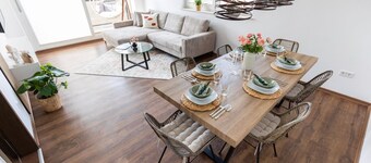 Das Penthouse - BBQ - Balkon - Parkplatz