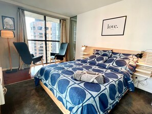 2 bedrooms, desk, iron/ironing board, free WiFi