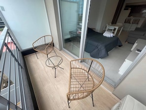 Apartment, 1 Bedroom, Accessible, Smoking | Balcony