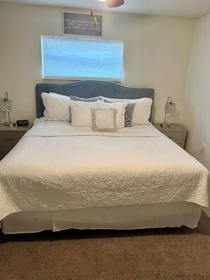2 bedrooms, desk, iron/ironing board, free WiFi