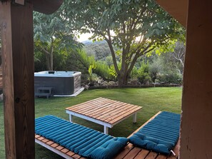Outdoor spa tub - House with jacuzzi 5 minutes from Porto Vec (Porto-Vecchio)