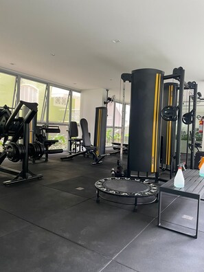 Fitness facility - Apto Térreo 02 Suites Frente Mar - Ubatuba - Praia Grande (Praia Grande Ubatuba)