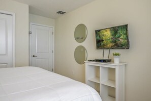 4 bedrooms, iron/ironing board, travel crib, WiFi