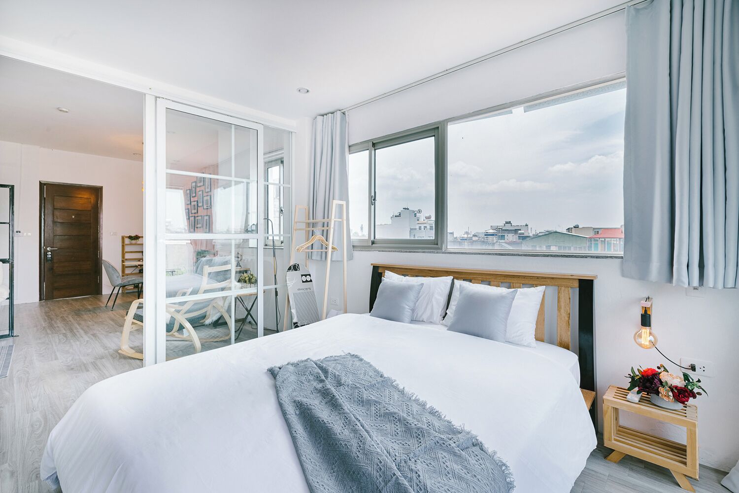 Signature Studio Suite | Pillowtop beds, desk, laptop workspace, iron/ironing board