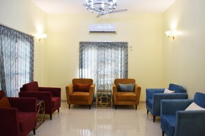 Sitteområde i lobbyen