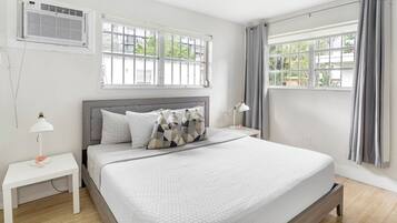 1 bedroom, iron/ironing board, travel crib, WiFi