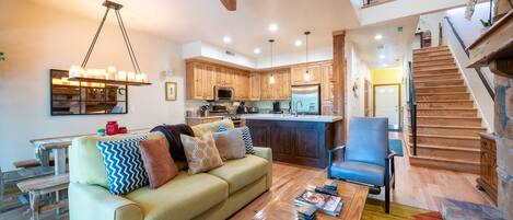 TV connectée, cheminée