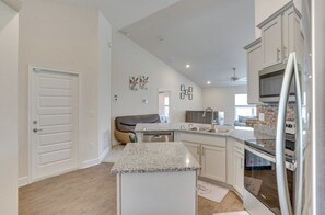 Fridge, microwave, oven, stovetop - Stunning Four Bedrooms Two Baths (Poinciana)